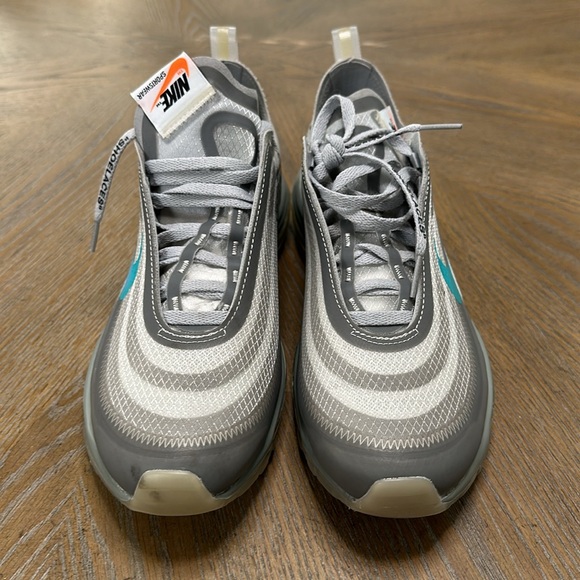 Nike Airmax 97 Off-white men’s Sz 8 Women’s Sz 9.5 - Picture 2 of 4